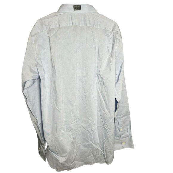 J. Crew Mens Blue Slim Untucked Performance‎ Button Down Dress Shirt Size XL - Picture 12 of 15